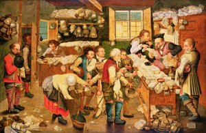 十分の一のコレクター 作： Pieter III Brueghel